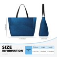 thumbnail image 4 of Disketp Deep Blue Glitter Bolsa de Playa de Gran Capacidad, Bolso Impermeable y a Prueba de Arena para Mujer, Ideal para Playa, Piscina y Natación, 4 of 7