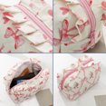 thumbnail image 6 of OCCOA Lace Floral Pen Bag Large Capacity Suitable for Outdoor Travel Handbag Makeup Bag Three-Dimensional Storage Pouch for Stationery Cosmetics, C, 6 of 6