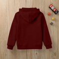 thumbnail image 5 of Toddler Hoodie Solid Kids Sweatshirt for Boys and Girls Long Sleeve Zipper Winter Clothes Cute Outfits for Girls 4-5 Years, 5 of 6