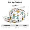 thumbnail image 6 of Sigee Colorful Insects Print Men Women Fashion Baseball Cap,Unisex-Adults,Classic Adjustable Plain Hat, 6 of 9