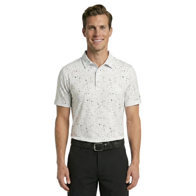 Birdie Bound Men's Splatter Print Golf Polo photo 6
