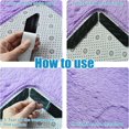 thumbnail image 4 of CUITING 16Pcs Grippers for Rug Dual Sided Washable Removable Rug Stopper for Area Rug Keep Rug in Place Non Slip Adhesive Rug Stopper for Hardwood Floors and Tile, 4 of 7