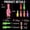36PCS Finger Projectors, variant on Christmas Ribbon LED String Lights, Satin Bow Copper Wire Decor, Christmas Tree Decoration Pendant Lights
