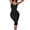 Black, variant on Women's Tummy Control Shapers Full Body Shapewear Bodysuits Seamless Slimmer One Piece Jumpsuit