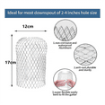 thumbnail image 4 of 8 Pcs Gutter Guards - Aluminum Gutter Downspout Guard, Expandable Leaf Strainer Gutter Screen Covers Down 10 X 17cm, 4 of 8