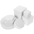 thumbnail image 2 of icolorfuled White Foam Geometry Cube Photo Props for Jewelry and Cosmetics Photography 8pcs, 2 of 6