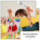 thumbnail image 4 of 2 cucharas de instrumentos musicales, divertidos instrumentos musicales educativos, juguetes de cuchara., 4 of 8