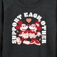 thumbnail image 3 of Disney - Support Each Other - Women's Lightweight French Terry Long Sleeve Shirt, 3 of 5