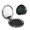 Round Shape, variant on Abstract Chess Room Portable Double-Sided Face Mirror Round Shape, Magnifying Compact Pocket Mirror with PU Leather Cover