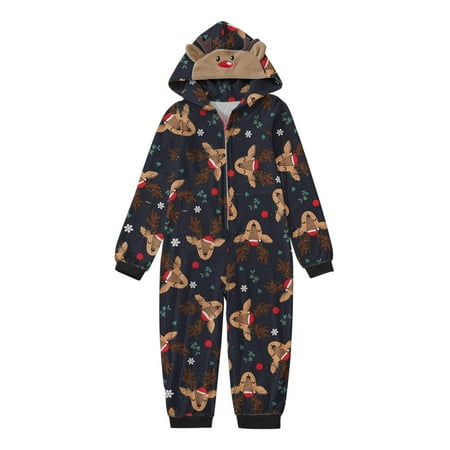 

Clearance Christmas Pajamas for Family Matching Christmas Holiday Fleece Pajamas Sets Adult Big Kid Toddler Baby Holiday Xmas Family Jammies Sleepwear