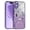 Purple, variant on Casetego for iPhone 16 Case,Compatible with MagSafe,Clear Magnetic Glitter Gradient Sparkle Luxury Plated Soft TPU Bumper Full Camera Lens Protector,Blue