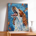 thumbnail image 4 of Hudo Funny Scream Irish Redand White Setter Dog Poster Wall Art Decor Irish Redand White Setter Dog Canvas Wall Art - Black Bedroom Decor - Dog Canvas Wall Art, 4 of 5