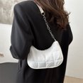 thumbnail image 3 of Bolso Hombro Bolsos Cruzados Mujeres Cierre La Acolchada Cadena Sólida Vagabundo para Compras Viajes, 3 of 9