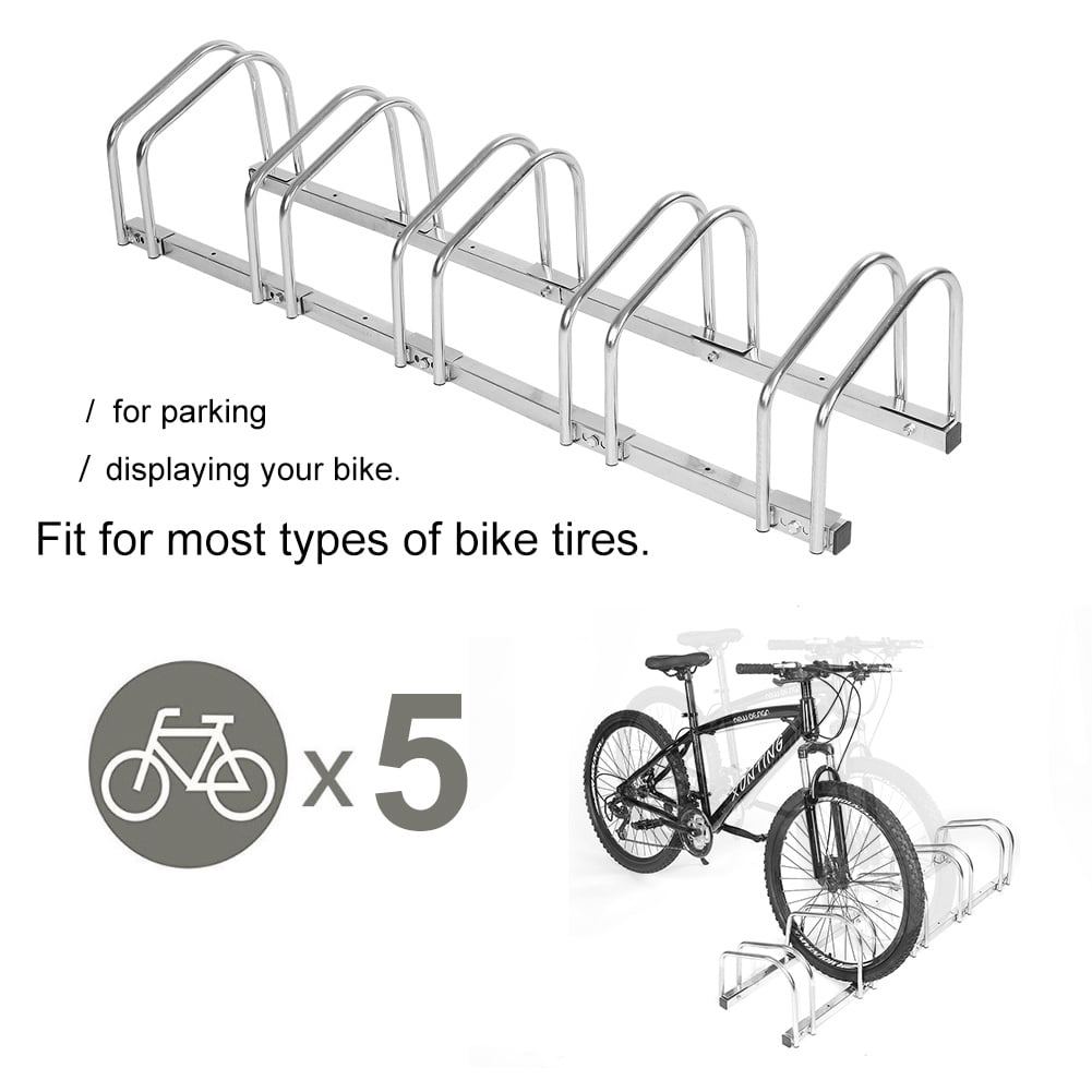 5 bike floor rack