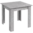 thumbnail image 1 of HOMCOM Square Dining Table for 2, Kitchen Table for Living Room, Grey, 1 of 10