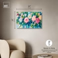 thumbnail image 5 of Blossoms of a Pink Dream Canvas Colorful Floral Art by Art Remedy, Gallery Wrapped, 30" x 20", 5 of 7