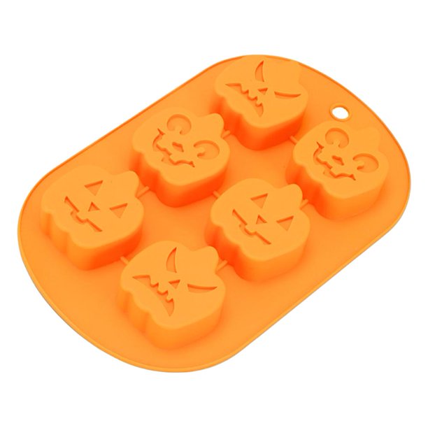 2uds. Molde de silicona para hornear Halloween con bolsa para dulces de chocolate DIY (YH292)