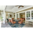 thumbnail image 5 of Capitola GAD Ashore Blue and Grey Transitional Indoor/Outdoor Area Rug - 5'3 x 7'7 - 5'3" X 7'7", 5 of 5