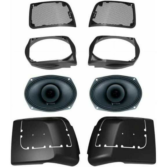 2014-2023 Harley Davidson® Cut In Lid Kit with MP694 (4Ω) Speaker - MSMP694LK