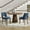 blue, variant on KATBOC 43in Round Dining Table and 2 Chairs Set, Modern Minimalist Farmhouse Style with Upholstered Chairs, MDF Grain Table for Kitchen Dining Room, Walnut&Beige