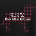 thumbnail image 3 of CafePress - Duck Toller BFF Women's Dark Pajamas - Women's Short Sleeve Print T-Shirt and Pants Dark Cotton Pajama Set, 3 of 7