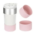 thumbnail image 1 of Funda de Silicona Uxcell para Botella de Agua de 24 oz, 2 Pcs Fundas Protectores Antideslizantes para la Parte Inferior Rosa, 1 of 7
