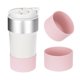thumbnail image 1 of Funda de Silicona Uxcell para Botella de Agua de 24 oz, 2 Pcs Fundas Protectores Antideslizantes para la Parte Inferior Rosa, 1 of 7