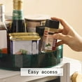 thumbnail image 6 of Vikakiooze 2023 Promotion on sale, Orgzer Dr-ain Kitchen Storage Turntable For Cabinet, Pantry, Refrigerator, Countertop Spinning Orgzer For Spices, Condiments, Baking, 6 of 7