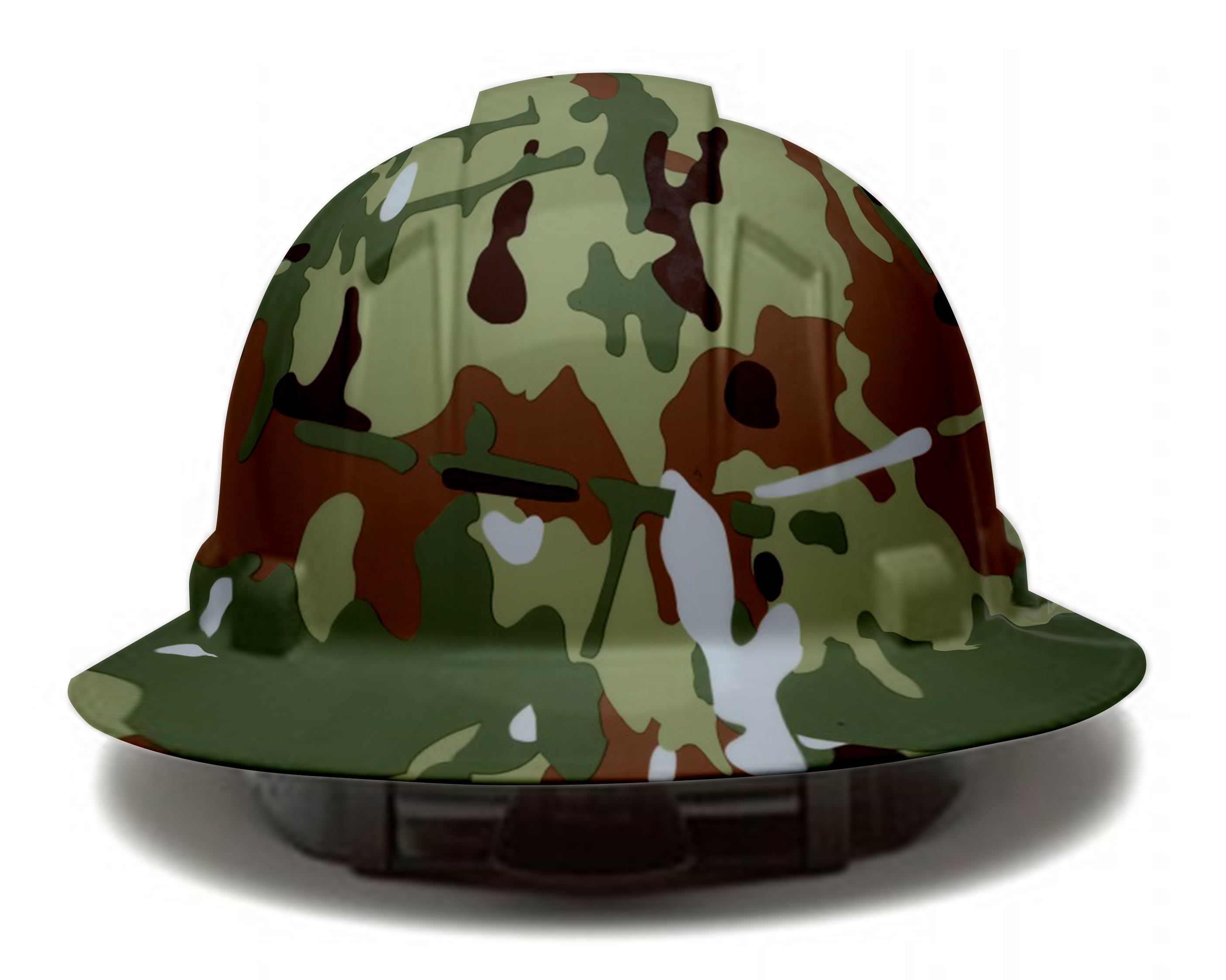camo hard hat full brim