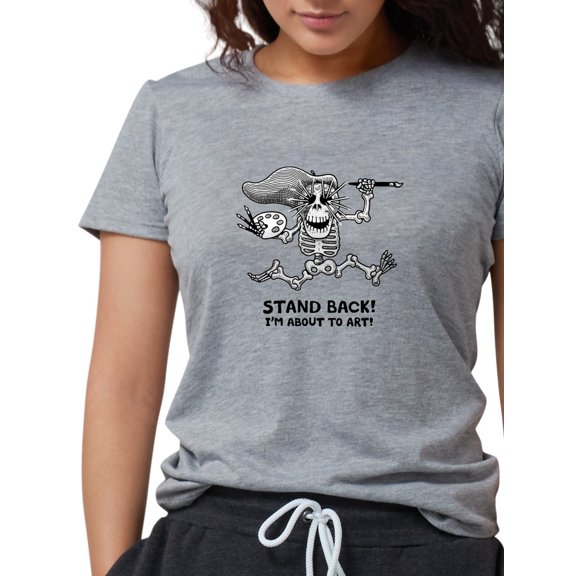 CafePress - Stand Back! T Shirt - Womens Tri-blend T-Shirt