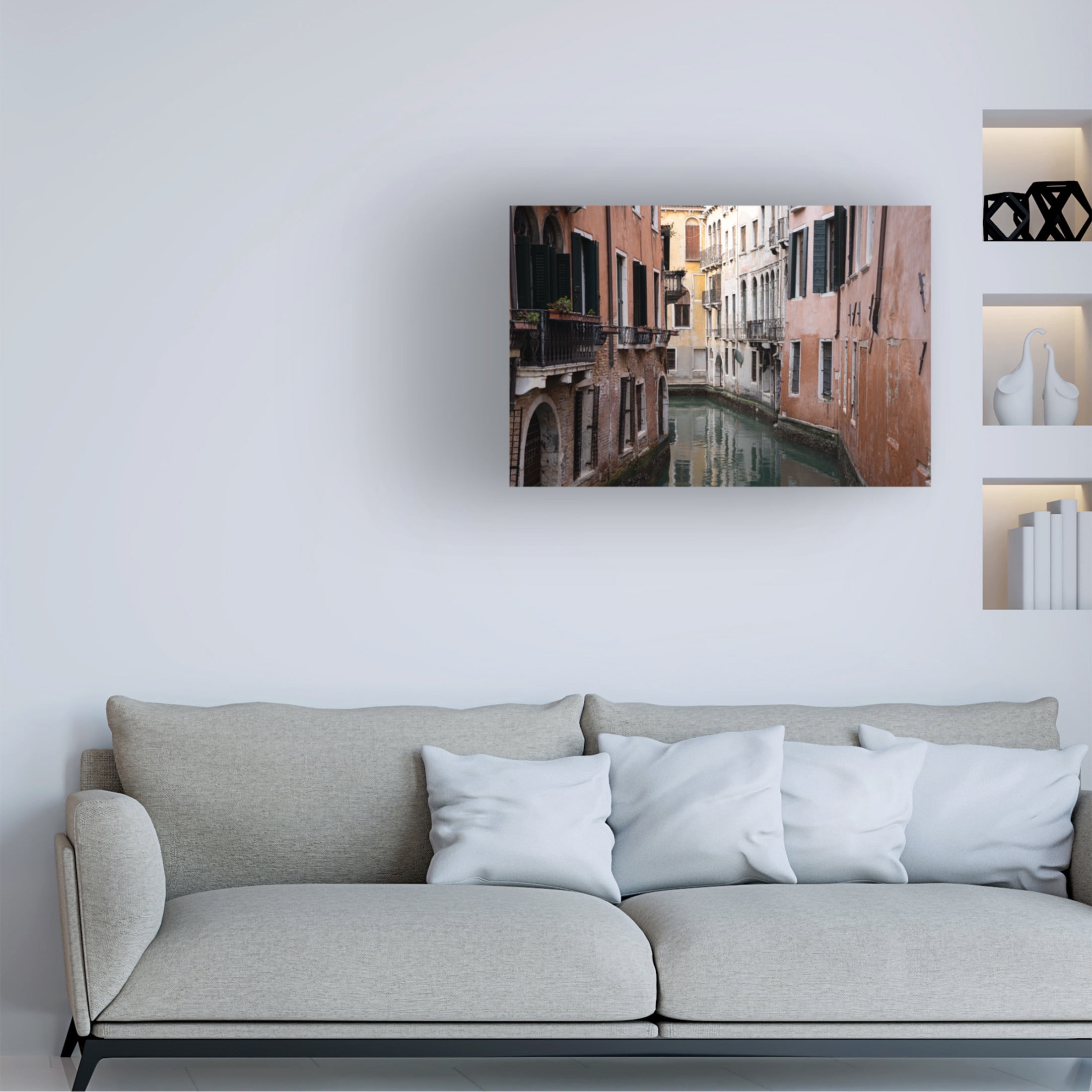 Trademark Fine Art Barak Shacked Venice Streets Canvas Wall Art