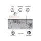 thumbnail image 4 of Gabinete Flotante Para Baño Con Lavamanos Y Llave OLIVIA, 4 of 6