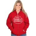 thumbnail image 3 of Vintage Dubble Bubble Original Logo Zip Up Hoodie Men's Women's Brisco Brands X, 3 of 6