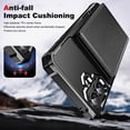 thumbnail image 5 of Allytechgroup Slim Fit iPhone 16 Plus Case, Protective PU Leather Wallet Cover with Card Holder RFID Blocking Back Case Cover for Apple iPhone 16 Plus, Black, 5 of 8