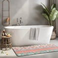 thumbnail image 2 of Pink Pioneer Flower Striped Pattern Kitchen Rug Mat,Kitchen Runner Rugs Non Skid Washable,Decorative Kitchen Floor Mats for Kitchen,Sink,Laundry,17"x47.2", 2 of 7