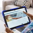 thumbnail image 5 of TECH CIRCLE 3-in-1 Case for Galaxy Tab S9 Ultra 2023 Tablet SM-X910 14.6", Shockproof Multifunctional Case with Screen Protector/Pen Holder/Rotate Kickstand/Adjustable Hand Strap/Shoulder Strap, Blue, 5 of 8