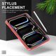 thumbnail image 4 of For iPad Pro 13 (2024) Case Kickstand PC + TPU Rugged Cover with Shoulder Strap - Black, 4 of 5