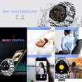 thumbnail image 3 of Reloj inteligente FILIEKEU para hombre con monitor de frecuencia cardíaca IP67, 3 of 7