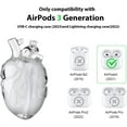 thumbnail image 6 of 808fc Multiple Wireless Earphones Heart Drop-Proof Case with Carabiner, Multi-color, 6 of 6