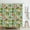 NH548, variant on European Pattern Shower Curtain Nordic style Flower Printed Curtain Machine Wash
