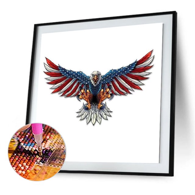 Cuadros Decorativos 5D bricolaje completo taladro diamante pintura águila americana punto de cruz bordado regalo Ndcxsfigh Nuevos Originales