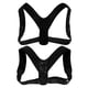 thumbnail image 2 of Corrector de postura de espalda para hombres y mujeres, cinturón de soporte de hombros con correas ajustables (negro), 2 of 14