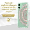 thumbnail image 2 of TPU Clear Case for iPhone 13 Mini with Half Anna Mandala design phone cover, 2 of 7