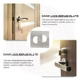 thumbnail image 4 of 4 pcs  Door Hole Cover Plate Repair Plate Door Reinforcement Plate for Door Knob Repair, 4 of 6
