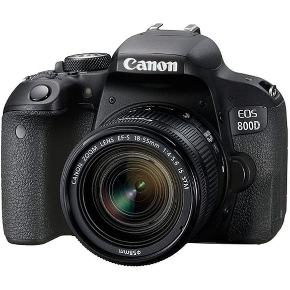 Canon EOS 800D 24.2MP Digital SLR Camera w/ EF-S 18-55mm Lens (International Model)