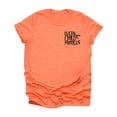 thumbnail image 1 of T-Shirt pour Femmes Adulte Décontracté Col Rond Imprimé T-Shirt Orange Ample à Manches Courtes, 1 of 3