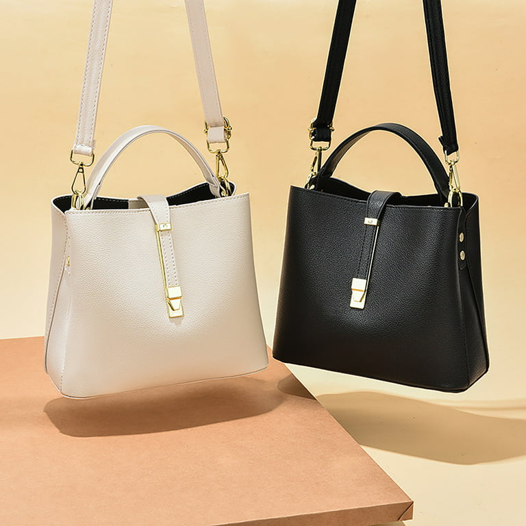 2023 Korean Brand Ladies Purse and Handbags Casual Leather Women's Shoulder  Bucket Bags Top Quality Female Messenger Bag Beige - AliExpress
