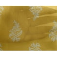 thumbnail image 4 of oneOone Georgette Viscose Fabric Leaves & Floral Block Decor Fabric Printed BTY 42 Inch Wide, 4 of 4