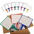 thumbnail image 2 of Kleenslate Concepts Llc. KLS5187 Kleenslate Dry Erase Paddles 12Pk Rectangular Classroom Set, 2 of 2