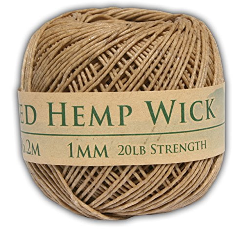 250 Feet of Hemptopia Bees Wax Hemp Wick Twine